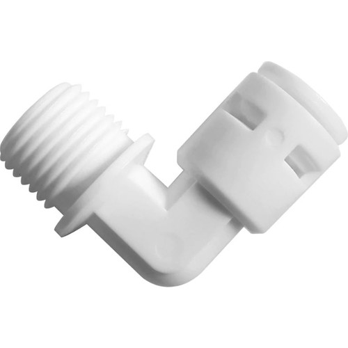 4/6" PLASTİK QUİCK DİRSEK (3/8" ERKEK)